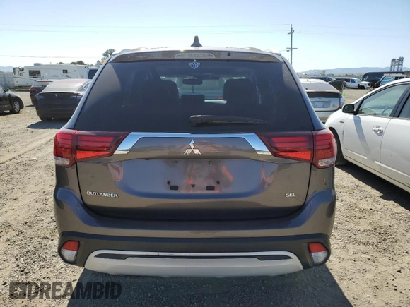2020 Mitsubishi Outlander SE with VIN JA4AD3A37LZ046132, listed as a Copart auction lot 58826005 with 285,842 mi miles and Salvage title. Bid and sale history available at DreamBid. Image 6.