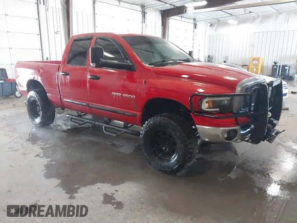 2004 Dodge 2500 SLT with VIN 3D7KU28C84G220713, listed as a IAAI auction lot 41540637 with 278,966 mi miles and . Bid and sale history available at DreamBid. Image 1.