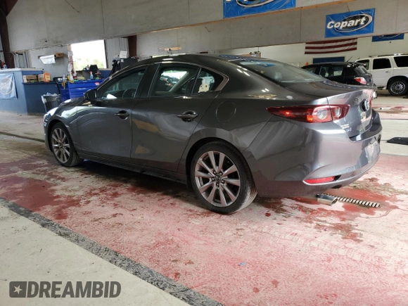 2019 Mazda 3 Select z VIN JM1BPACL2K1106950, wystawiony jako Copart lot #59481345 z przebiegiem 56 582 mil mil oraz Szkoda całkowita • Salvage title. Historia ofert i sprzedaży dostępna na DreamBid. Obrazek 2.
