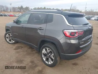 2020 Jeep Compass Limited with VIN 3C4NJDCB1LT138211, listed as a IAAI auction lot 41494220 with 54,322 mi miles. Bid and sale history available at carsss.com. Image 3.