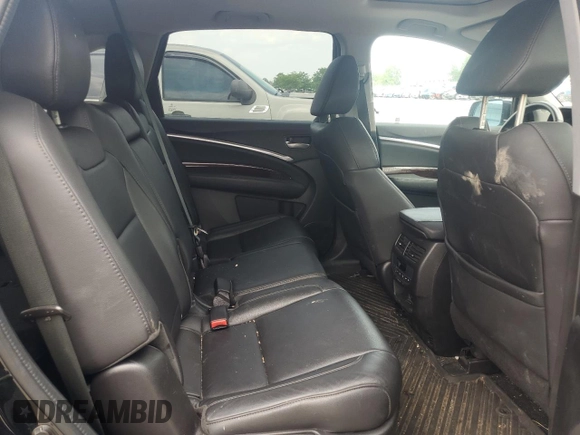 2015 Acura MDX Technology with VIN 5FRYD4H47FB013567, listed as a Copart auction lot 59262595 with 63,916 mi miles and Salvage title. Bid and sale history available at DreamBid. Image 11.