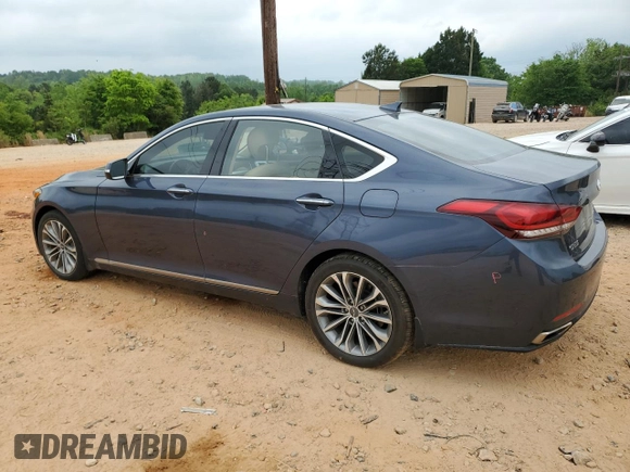 2015 Hyundai Genesis 3.8L z VIN KMHGN4JE9FU078694, wystawiony jako Copart lot #54191745 z przebiegiem 24 755 mil mil oraz Szkoda całkowita • Salvage title. Historia ofert i sprzedaży dostępna na DreamBid. Obrazek 2.