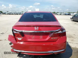 2016 Honda Accord Sport z VIN 1HGCR2F58GA225869, wystawiony jako Copart lot #58639865 z przebiegiem 197 207 mil mil oraz Szkoda całkowita • Salvage title. Historia ofert i sprzedaży dostępna na DreamBid. Obrazek 6.