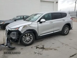 2020 Hyundai Santa Fe SE with VIN 5NMS2CAD1LH164917, listed as a Copart auction lot 44209575 with 58,655 mi miles and Salvage title. Bid and sale history available at DreamBid. Image 1.