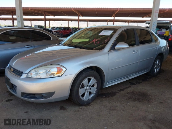 2011 Chevrolet Impala LT Fleet with VIN 2G1WG5EK5B1132300, listed as a IAAI auction lot 42521131 with 152,491 mi miles and . Bid and sale history available at DreamBid. Image 2.