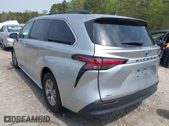2021 Toyota Sienna XLE with VIN 5TDJSKFC2MS007191, listed as a IAAI auction lot 41945058 with 50,120 mi miles and . Bid and sale history available at DreamBid. Image 3.