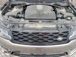 2018 Land Rover Range Rover Sport HSE Dynamic with VIN SALWV2SV3JA196875, listed as a Copart auction lot 46709375 with 45,258 mi miles and Salvage Title. Bid and sale history available at carsss.com. Image 12.
