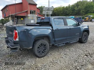 2020 GMC Canyon 4WD SLE with VIN 1GTG6CEN2L1158812, listed as a Copart auction lot 69625544 with 92,479 mi miles and Salvage Title. Bid and sale history available at carsss.com. Image 3.