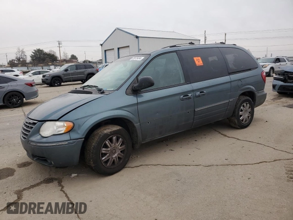 2006 Chrysler Town & Country LWB Limited with VIN 2A4GP64L86R640273, listed as a Copart auction lot 83975494 with 200,177 mi miles and Salvage Title. Bid and sale history available at carsss.com. Image 1.