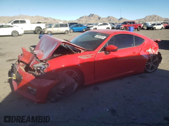 2013 Subaru BRZ Limited with VIN JF1ZCAC11D1602596, listed as a Copart auction lot 87007624 with 104,511 mi miles and Salvage Title. Bid and sale history available at carsss.com. Image 1.
