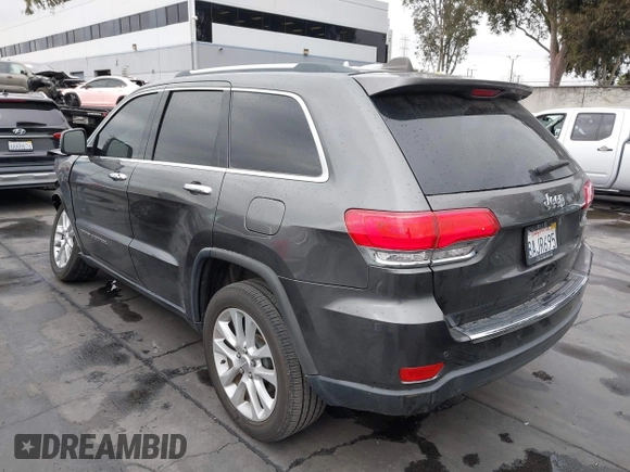 2017 Jeep Grand Cherokee Limited with VIN 1C4RJEBG7HC956114, listed as a IAAI auction lot 41763661 with 88,038 mi miles. Bid and sale history available at carsss.com. Image 3.