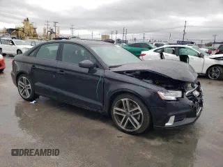 2018 Audi A3 Sedan Premium with VIN WAUAUGFF4J1035873, listed as a Copart auction lot 41270904 with 61,369 mi miles. Bid and sale history available at carsss.com. Image 4.
