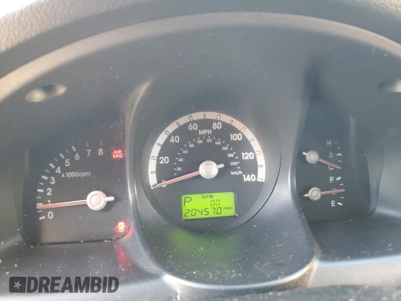 2006 Kia Sportage LX z VIN KNDJF724467197542, wystawiony jako Copart lot #75233464 z przebiegiem 204 570 mil mil oraz Czysty tytuł • Clean title. Historia ofert i sprzedaży dostępna na DreamBid. Obrazek 9.