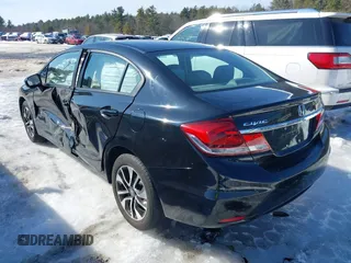 2014 Honda Civic Sedan EX with VIN 2HGFB2F80EH549151, listed as a IAAI auction lot 41651689 with 131,979 mi miles. Bid and sale history available at carsss.com. Image 3.