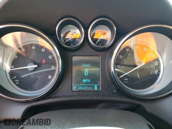 2016 Buick Verano Group with VIN 1G4PS5SK1G4139301, listed as a Copart auction lot 62202645 with 94,281 mi miles and Salvage title. Bid and sale history available at DreamBid. Image 9.