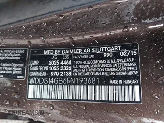 2015 Mercedes-Benz CLA 250 with VIN WDDSJ4GB6FN193681, listed as a IAAI auction lot 41846945 with Not Provided miles and . Bid and sale history available at DreamBid. Image 9.