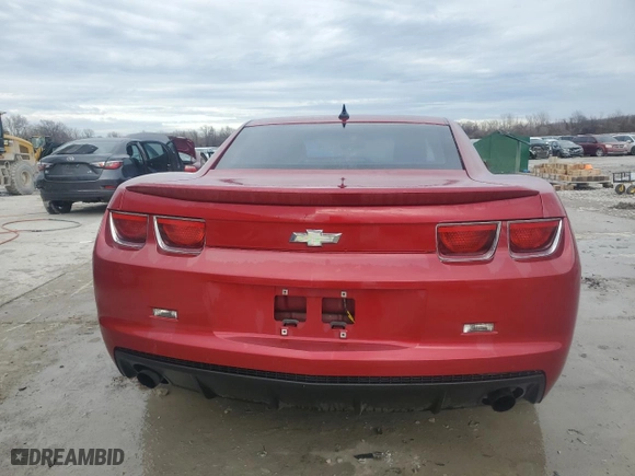 2013 Chevrolet Camaro LT with VIN 2G1FB1E30D9119829, listed as a Copart auction lot 46411615 with 168,195 mi miles and Salvage Title. Bid and sale history available at carsss.com. Image 6.