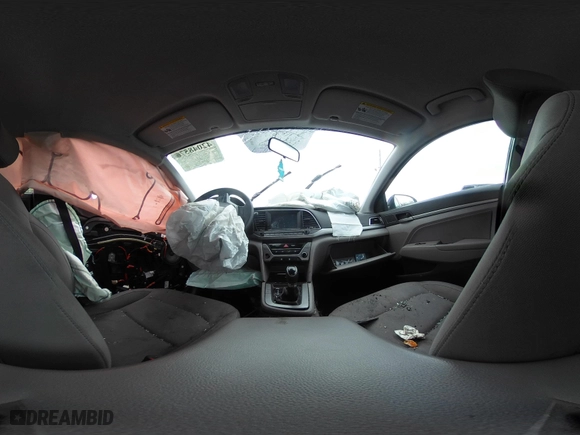 2017 Hyundai Elantra SE with VIN KMHD84LF1HU206221, listed as a IAAI auction lot 42048576 with 1 mi miles. Bid and sale history available at carsss.com. Image 17.
