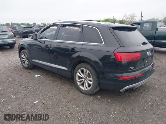 2017 Audi Q7 Premium Plus with VIN WA1LAAF78HD033413, listed as a IAAI auction lot 42188781 with Not provided miles and . Bid and sale history available at DreamBid. Image 3.