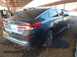 2020 Kia Optima LX with VIN 5XXGT4L34LG410127, listed as a IAAI auction lot 41335079 with 108,040 mi miles. Bid and sale history available at carsss.com. Image 4.