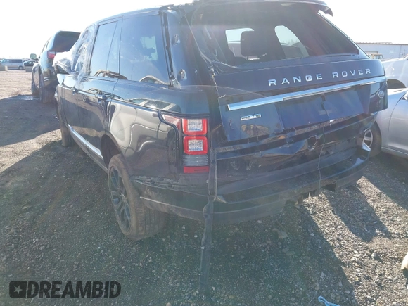 2016 Land Rover Range Rover HSE with VIN SALGS2KF3GA246575, listed as a IAAI auction lot 41190046 with 90,123 mi miles and . Bid and sale history available at DreamBid. Image 3.