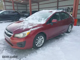 2012 Subaru Impreza Sedan 2.0i Premium with VIN JF1GJAC66CH004261, listed as a IAAI auction lot 41633853 with 170,214 mi miles. Bid and sale history available at carsss.com. Image 2.