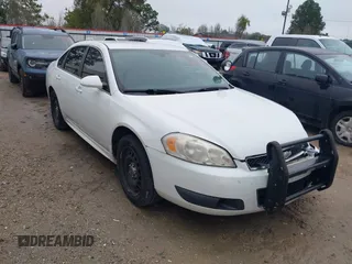 2012 Chevrolet Impala Police Police with VIN 2G1WD5E38C1326757, listed as a IAAI auction lot 41183265 with 55,209 mi miles. Bid and sale history available at carsss.com. Image 1.