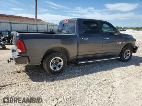 2017 Ram 1500 Lone Star z VIN 3C6RR6LT9HG637098, wystawiony jako Copart lot #55029165 z przebiegiem 98 995 mil mil oraz Szkoda całkowita • Salvage title. Historia ofert i sprzedaży dostępna na DreamBid. Obrazek 3.