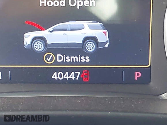 2020 GMC Acadia SLT with VIN 1GKKNMLSXLZ119466, listed as a IAAI auction lot 42455191 with 40,447 mi miles and . Bid and sale history available at DreamBid. Image 16.