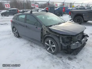 2019 Subaru Impreza Sport with VIN 4S3GTAJ65K3733824, listed as a IAAI auction lot 41544976 with 71,681 mi miles. Bid and sale history available at carsss.com. Image 1.