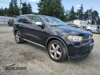 2011 Dodge Durango Citadel with VIN 1D4SE5GT9BC595393, listed as a Copart auction lot 65574855 with 193,538 mi miles and Salvage title. Bid and sale history available at DreamBid. Image 4.