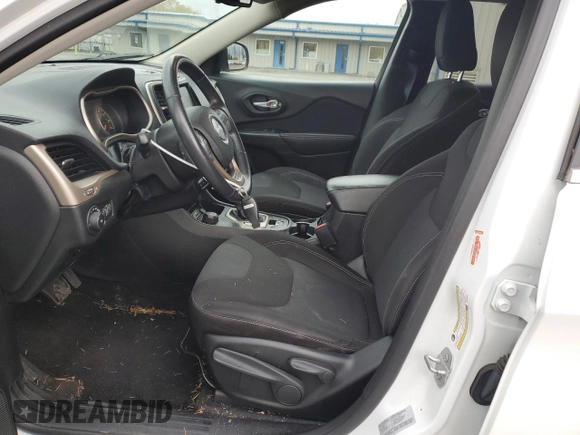 2015 Jeep Cherokee North with VIN 1C4PJMCB2FW594225, listed as a Copart auction lot 80424404 with 126,879 mi miles and Salvage Title. Bid and sale history available at carsss.com. Image 7.