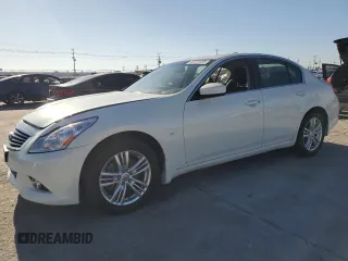 2015 Infiniti Q40 with VIN JN1CV6AR8FM520143, listed as a Copart auction lot 46702005 with 0 mi miles and Salvage Title. Bid and sale history available at carsss.com. Image 1.