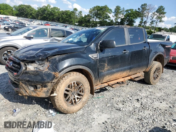 2021 Ford Ranger XL with VIN 1FTER4FH6MLD75881, listed as a Copart auction lot 57230305 with 38,773 mi miles and Salvage title. Bid and sale history available at DreamBid. Image 1.
