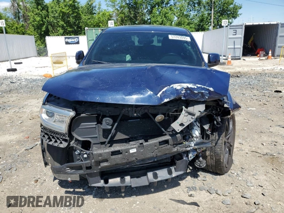 2018 Dodge Durango SXT with VIN 1C4RDJAG4JC161335, listed as a Copart auction lot 57243095 with 74,690 mi miles and Salvage title. Bid and sale history available at DreamBid. Image 5.