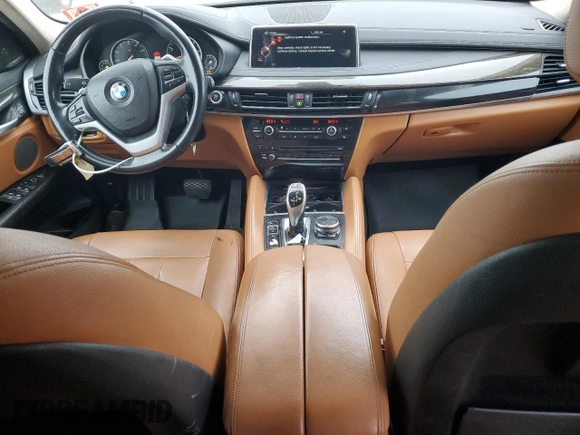 2016 BMW X6 xDrive35i with VIN 5UXKU2C59G0N79613, listed as a Copart auction lot 53323035 with 173,213 mi miles and Salvage Title. Bid and sale history available at carsss.com. Image 8.
