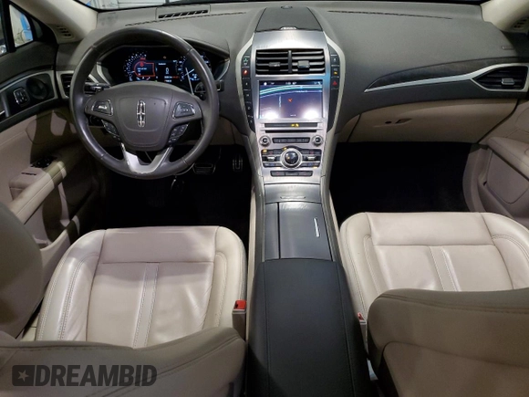 2019 Lincoln MKZ Reserve I with VIN 3LN6L5C92KR629623, listed as a Copart auction lot 51286105 with 59,295 mi miles and Salvage title. Bid and sale history available at DreamBid. Image 8.