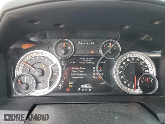 2013 Ram 1500 Sport z VIN 1C6RR7MT8DS711005, wystawiony jako Copart lot #42348925 z przebiegiem 184 156 mil mil oraz Szkoda całkowita • Salvage title. Historia ofert i sprzedaży dostępna na DreamBid. Obrazek 9.