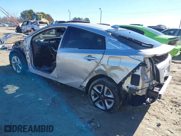 2017 Toyota Prius Two with VIN JTDKARFU5H3543052, listed as a IAAI auction lot 41348624 with 34,903 mi miles. Bid and sale history available at carsss.com. Image 3.