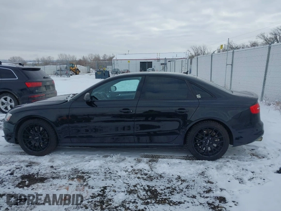 2014 Audi S4 Premium Plus with VIN WAUDGAFL2EA145267, listed as a IAAI auction lot 41127787 with 124,844 mi miles. Bid and sale history available at carsss.com. Image 14.