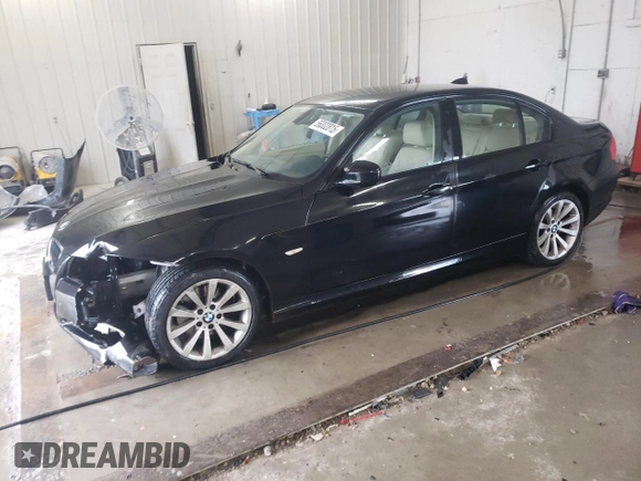 2011 BMW 3 Series 328i with VIN WBAPH7C56BE131427, listed as a Copart auction lot 56002815 with 88,598 mi miles and Salvage title. Bid and sale history available at DreamBid. Image 1.