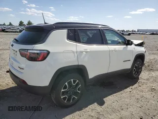2020 Jeep Compass Trailhawk z VIN 3C4NJDDB1LT221636, wystawiony jako Copart lot #65008835 z przebiegiem 24 291 mil mil oraz Szkoda całkowita • Salvage title. Historia ofert i sprzedaży dostępna na DreamBid. Obrazek 3.