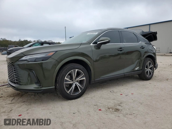2023 Lexus RX with VIN 2T2BAMBA3PC014988, listed as a Copart auction lot 44420325 with 23,969 mi miles and Non Repairable. Bid and sale history available at carsss.com. Image 1.