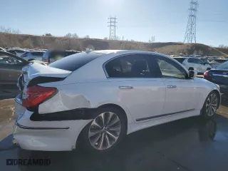 2014 Hyundai Genesis 5.0L R-Spec with VIN KMHGC4DH7EU265894, listed as a Copart auction lot 86143634 with 99,930 mi miles and Salvage Title. Bid and sale history available at carsss.com. Image 3.