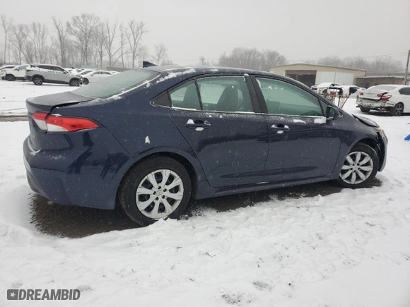 2021 Toyota Corolla LE with VIN 5YFEPMAE0MP179235, listed as a Copart auction lot 41963625 with 58,871 mi miles and Salvage Title. Bid and sale history available at carsss.com. Image 3.