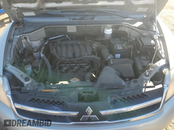 2008 Mitsubishi Endeavor LS with VIN 4A4MM21S78E013451, listed as a Copart auction lot 46529105 with 131,237 mi miles and Clean title. Bid and sale history available at DreamBid. Image 12.
