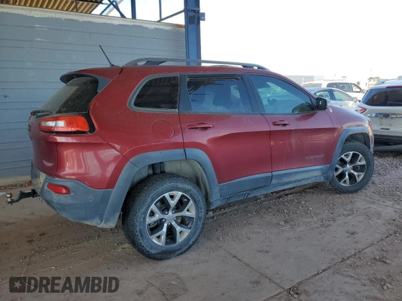 2014 Jeep Cherokee Trailhawk z VIN 1C4PJMBS3EW273505, wystawiony jako Copart lot #53921475 z przebiegiem 164 231 mil mil oraz Szkoda całkowita • Salvage title. Historia ofert i sprzedaży dostępna na DreamBid. Obrazek 3.