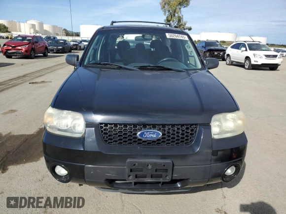 2007 Ford Escape XLT with VIN 1FMYU03197KA85751, listed as a Copart auction lot 50204745 with 120,196 mi miles and Salvage Title. Bid and sale history available at carsss.com. Image 5.
