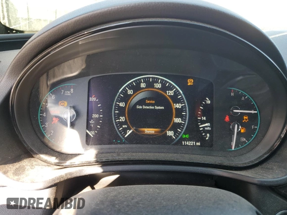 2015 Buick Regal GS with VIN 2G4GT5GX9F9200018, listed as a Copart auction lot 61553874 with 114,221 mi miles and Salvage Title. Bid and sale history available at DreamBid. Image 9.