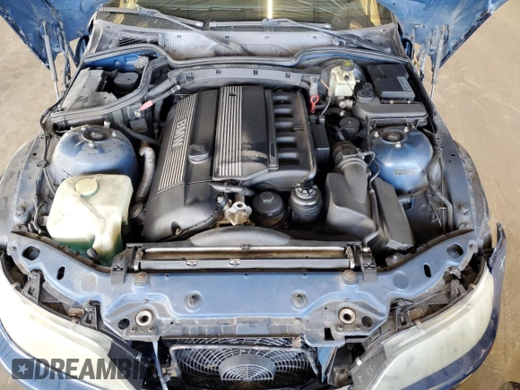 2000 BMW Z3 2.5 with VIN 4USCH9342YLG04259, listed as a Copart auction lot 60921805 with 150,679 mi miles and Salvage title. Bid and sale history available at DreamBid. Image 11.